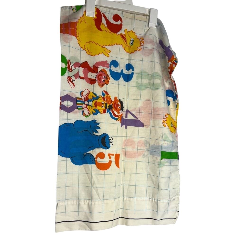 Sesame Street 123 Numbers Vintage Standard Pillowcase Multicolor By Stevens